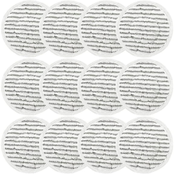 12 Pack S7001 Pads Replacement Steam Mop Pads for Shark S7001 S8201 S7000AMZ S8001 S7000 S7001TGT S7005 S7020 Series Steam Mop Pads,Steam & Scrub All-in-One Scrubbing Mop Pads