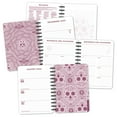 thumbnail image 4 of Sugar Skull 2023 Weekly Planner | 5" x 7" | Flexible Cover, Wire-O Binding, Elastic Closure, Inner Pocket | 17-Month (Aug 2022 - Dec 2023):, 4 of 4