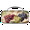Multicolour 3, variant on Herdesigns Blue Grapes Carry Case Compatible with Nintendo Switch 2, with 20 Game Card Slots, Fruit Portable Travel Carrying Case Pouch for Accessories & Games