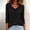 Black, variant on Womens Gray Cowl Neck Pullover Top Long Sleeve Relaxed Fit Soft Knit Casual Blouse,Size L