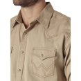 thumbnail image 1 of Wrangler Men's Retro Two Pocket Long Sleeve Snap Shirt, 1 of 4
