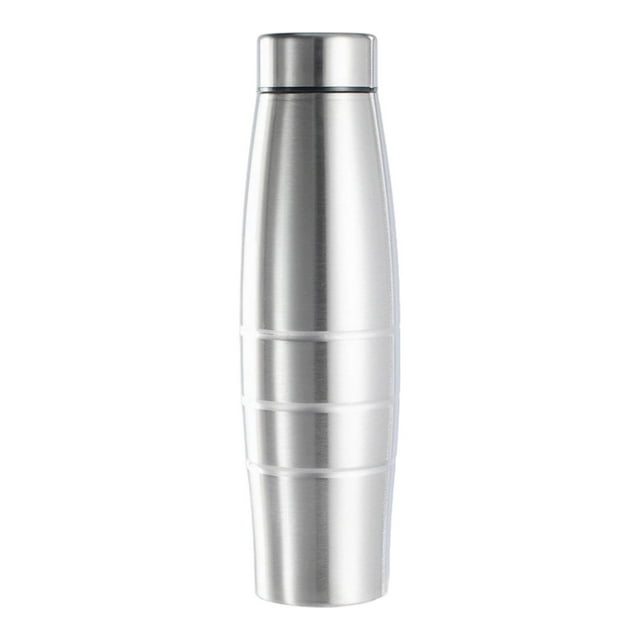 Colaxi Bouteille d'Eau en Acier Inoxydable Bouteille à Boire à Paroi Simple Bouilloire Portable Gobelet d'Eau pour Bière Activités de Plein Air Course Camping 1000 ml