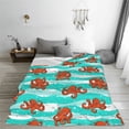 thumbnail image 5 of Zufioo Octopuses Fleece Blanket Queen Size,Plush Bed Blanket,Ultra Soft Throw Blanket,Plush Fuzzy Cozy Blanket Perfect for Bed,Couch-50"x40", 5 of 7