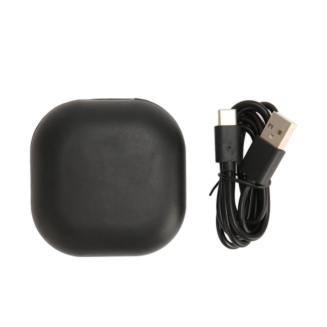 Estuche de carga de repuesto de 600 mAh con cable USB C para auriculares Galaxy Buds Live SM-R180, color negro