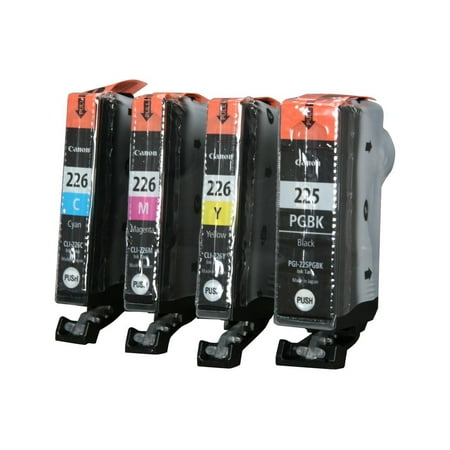 Canon - 225/226 4-Pack Standard Capacity Ink Cartridges - Black/Cyan/Magenta/Yellow