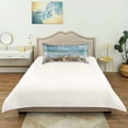 thumbnail image 6 of Haosy Satin Pillowcase for Hair and Skin Standard Cooling Silk Pillow Case with Envelope Closure Starfish Conch Sea 20"x40", 6 of 9
