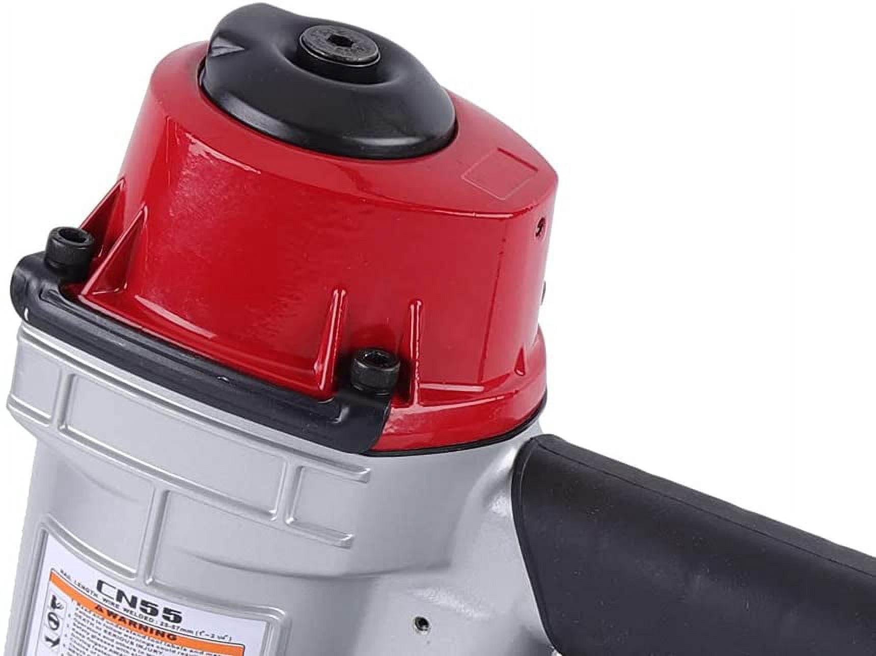 Fetcoi CN55 Pneumatic Coil Roofing Nailer, 25-57mm, Air Coil Siding Nailer Tool