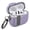 Purple, variant on Vena Dual Layer Case for AirPods 4 Case with Lock, Protective Cover Compatible with Apple AirPods 4th Generation, Supports Wireless Charging, Black