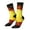 2 Black-2, variant on Tennis Ball In Fire And Water Crew Socks for Men & Women, Breathable Casual Athletic Ankle Socks