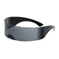 thumbnail image 1 of Lunettes de Soleil Bouclier Futuriste Monobloc Cyclopes 100 % Uv400, 1 of 2