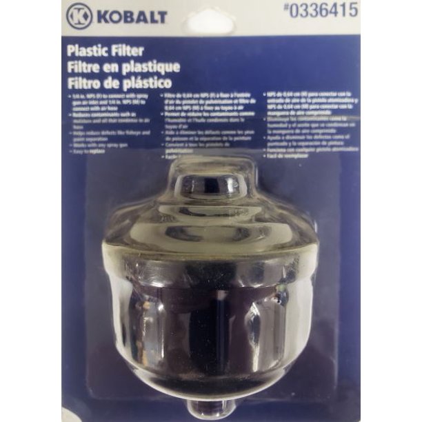 Kobalt Plastic Air Filter For Paint Spray Gun 0336415