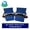 Blue, variant on Oasis Black Stadium Seats with Two Seat Cushions, Four Drink Holders & One Blanket