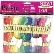 Prism 6-Strand Floss Jumbo Pack 8.7yd 105/Pkg-Assorted Colors