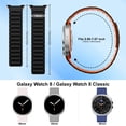thumbnail image 4 of Correa de reloj Vigamen de silicona magnética para Samsung Galaxy 8, 4 of 8