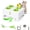 White, variant on YESGIRL 3-in-1 Interactive Cat Toy for Indoor Cats, Automatic Whack-a-Mole Feather Mouse Toy, USB Rechargeable, 3 Modes