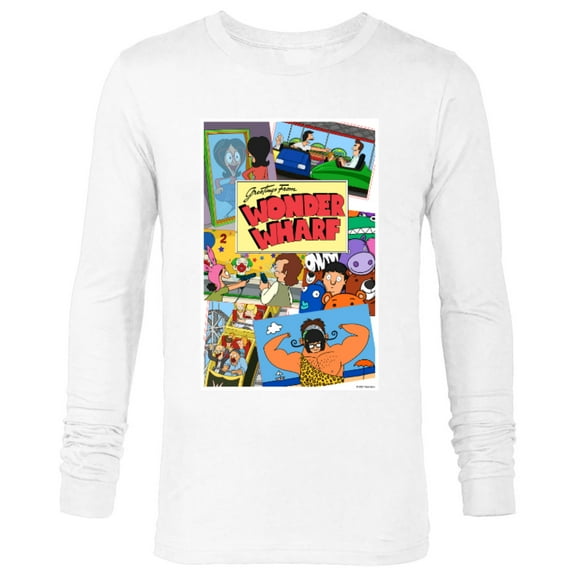 The Bob’s Burgers Movie Greetings from Wonder Wharf - Long Sleeve T-Shirt for Men - Customized-White