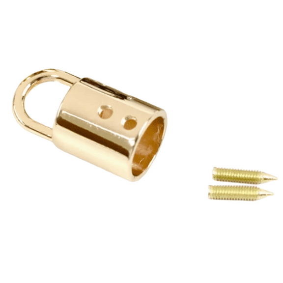 30Pcs 12mm Metal Bag Buckle Strap Tassel Cap Clasp Hook Connector Hanger Rope Cord Lock DIY Hardware Accessories,30 * Bag Buckle 60 * screw,Gold