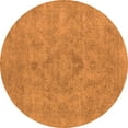thumbnail image 1 of Ahgly Company Indoor Round Oriental Orange Industrial Area Rugs, 3' Round, 1 of 4