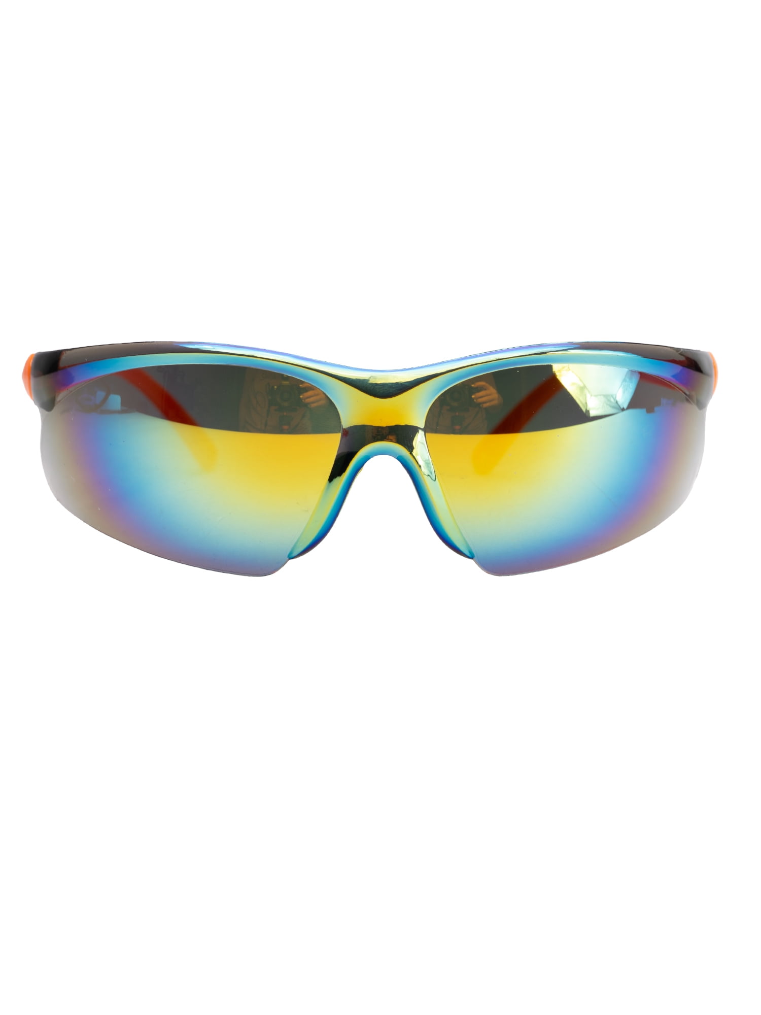Wonder Nation Boys Sporty Frame Sunglass with Orange Case