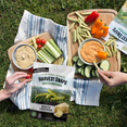 thumbnail image 6 of Harvest Snaps Green Pea Snack Crisp, Sharp, and Creamy White Cheddar Baked and Crunchy Veggie Snacks with Plant Protein and Fiber for Kids Adult Lunchbox Halloween Trick or Treats 2oz Pack of 2, 6 of 7