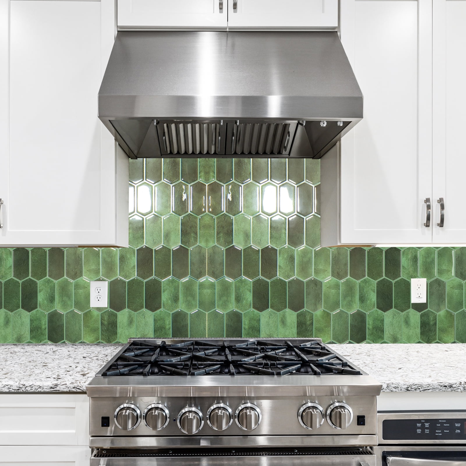 10Pcs Peel and Stick Backsplash,12'' x 12'' Heavy-Duty Self-Adhesive Vinyl Wall Tiles for Kitchen,Bathroom