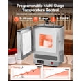 thumbnail image 2 of Horno eléctrico VEVOR 1500W digital de acero inoxidable, 1200 ℃, 2 of 9