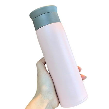 

Simple and Large Insulation Cup Keep Hot and Cold Liquid Portable Cup for Drinking Coffee Tea Juice Pink 500ml