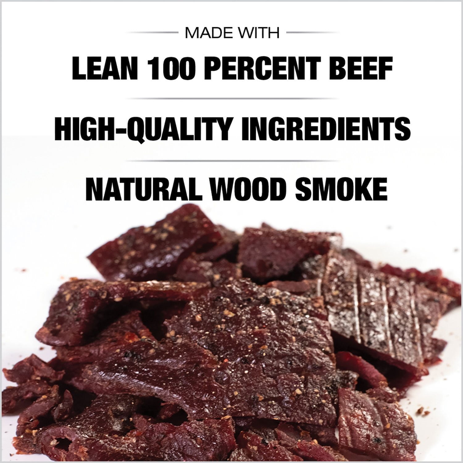 Old Trapper Peppered Beef Jerky, 3 Pack, 18 oz with bowl by OMA