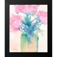 thumbnail image 2 of Dixon, Samuel 20x24 Black Modern Framed Museum Art Print Titled - Pretty Pink Flowers II, 2 of 5
