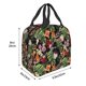 thumbnail image 3 of Easygdp Watercolor Tropical Flowers Bolsa Térmica Premium - Tela Oxford Impermeable, Gran Capacidad, Bolsillo Frontal, Unisex para Trabajo, Escuela, Actividades al Aire Libre y Picnics, 3 of 8