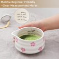 thumbnail image 3 of Tazón de cerámica Matcha YumiPlus con diseño de flor de cerezo, 450 ml, 3 of 7