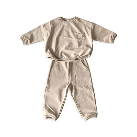 

Baby Girls Boys Autumn Solid Long Sleeve Long Pants Sleepwear Set Outfits Clothes Baby Boy Clothes Nephew Summer Clothes for Toddler Boys Boy Clothes Size 6 Months Boy Set 4 Pieces Jogging Outfits for