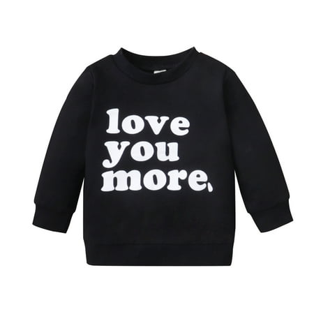 

LBECLEY Soccer Hoodie Youth Child Kids Toddler Baby Boys Girls Letter Long Sleeve Sweatshirt Outfit Tops Zip Up Hoodie for Boys Black 90