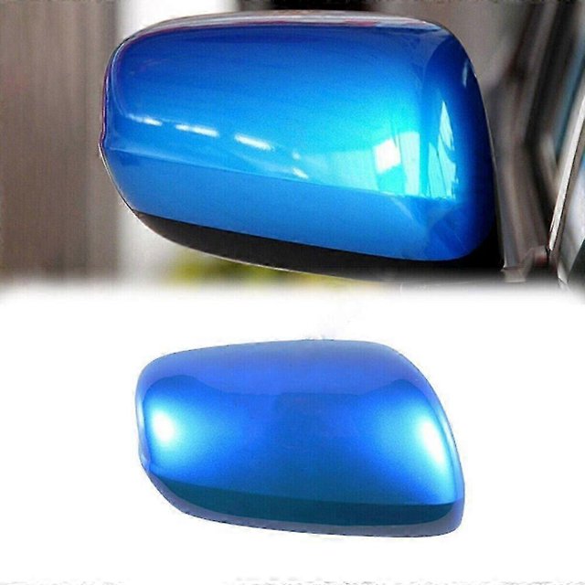 Blue Right Driver Side Rearview Mirror Cap Cover For Honda Fit/jazz 2009-2013