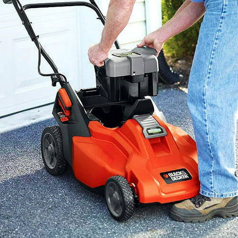 BLACK+DECKER 40-volt Max 20-in Cordless Push Lawn Mower 2 Ah (Battery and  Charger Included) in the Cordless Electric Push Lawn Mowers department at