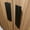 Black, variant on HRX Glass PH05- Brass Gold- Self-Stick Pull Handles for Kitchen Cabinet and Closet Doors.