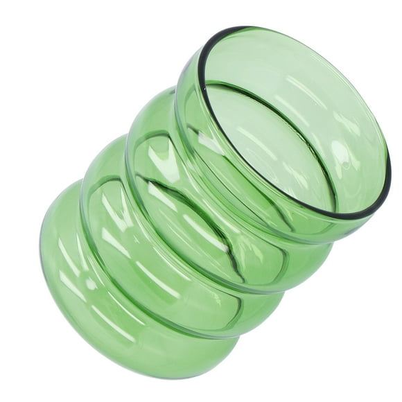 Vaso de Burbujas para Beber, Vaso de Vidrio resistente al Calor de 300 ml, Vaso de Leche para Beber, Vaso para Beber en Forma de Ola, Cristalería de Colores, Vaso Batido