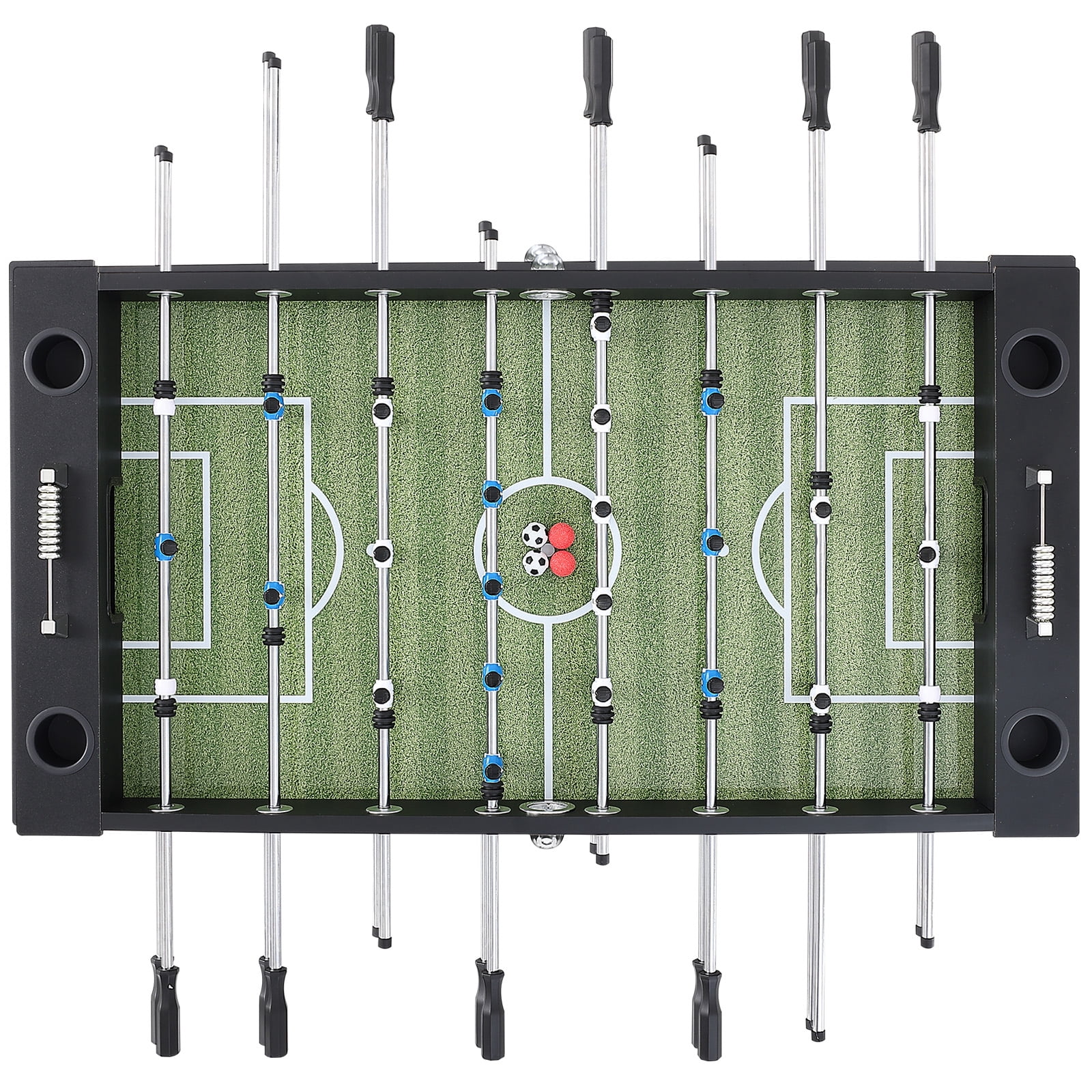 KFFKFF 55" Foosball Soccer Game Table Foosball Table Standard Size for Home