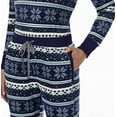 thumbnail image 3 of Nautica Womens 2 Piece Fleece Pajama Sleepwear Set (Medium, Mixed Blue), 3 of 3