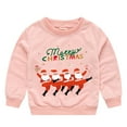 thumbnail image 3 of Esaierr Toddler Boys Girls Christmas Sweatshirt for Kids 2-7Y Cartoon Printing Pullover Long Sleeve Bottoming Shirt Fall Winter Sweater Tops, 3 of 5