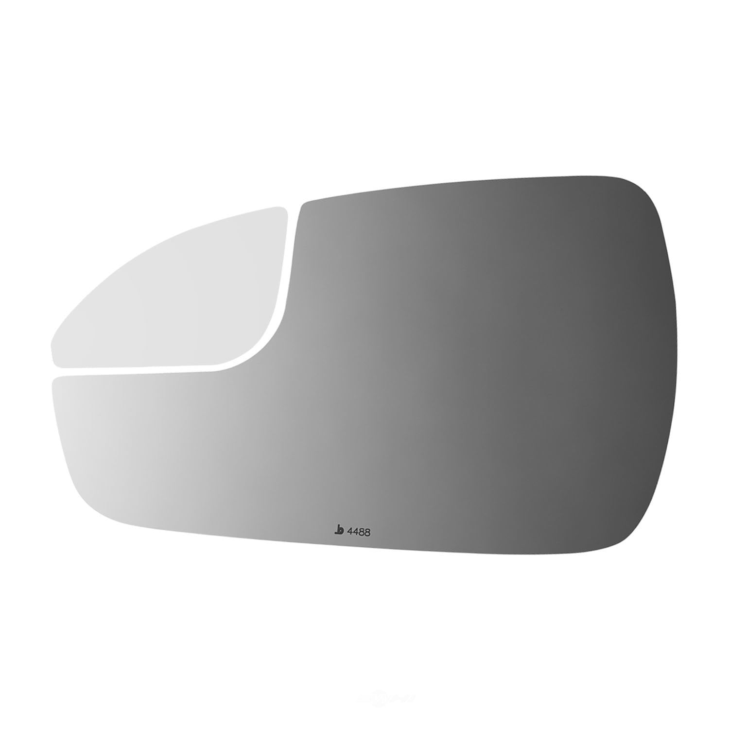 Burco Side View Mirror Replacement Glass - Clear Glass - 4488