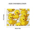thumbnail image 2 of ZFLMY Ducks Yellow Art Canvas Print Wall Decor for Bathroom and Bedroom, Fashion Kitchen Wall Pictures, Ready To Hang Room Home Art Decor 16x12in, 2 of 6
