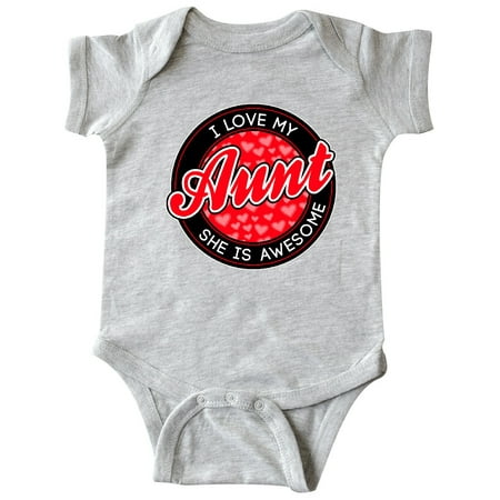 

Inktastic I love my Aunt Gift Baby Boy or Baby Girl Bodysuit