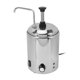 thumbnail image 1 of Marcina Eléctrica de queso nacho nacho de dulces calientes con bomba Ajuste de temperatura de acero Rotacia inoxidable de 360 ​​Grados Calentador Comercial DE, 1 of 7