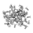 thumbnail image 1 of M6-1 x 12mm 100Pack Metal Flat Round Head Screws Phillips Drive Machine Bolt, 1 of 6