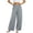 Gray#37, variant on YOIAVAIOY Women's High Waisted Linen Like Wide Leg Pants Casual Loose Palazzo Trousers with Pockets Purple XXL