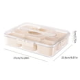 thumbnail image 2 of Caja de almacenamiento de especias con tapa y mango de bocadillos rectangulares Caja de bocadillos multifunción portátil para dulces Nueces vegetales Almacenamiento de frutas, 2 of 9