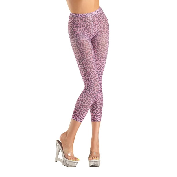 Be Wicked - Leopard print footless tights - Walmart.com - Walmart.com