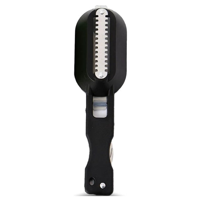 Injueey Pelador de escamas de pescado Accesorios para el hogar Práctico removedor de piel Utensilios de cocina negro Type3 NO3
