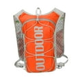 thumbnail image 3 of Mochila de hidratación ajustable, chaleco de hidratación ligero para correr. naranja, 3 of 9